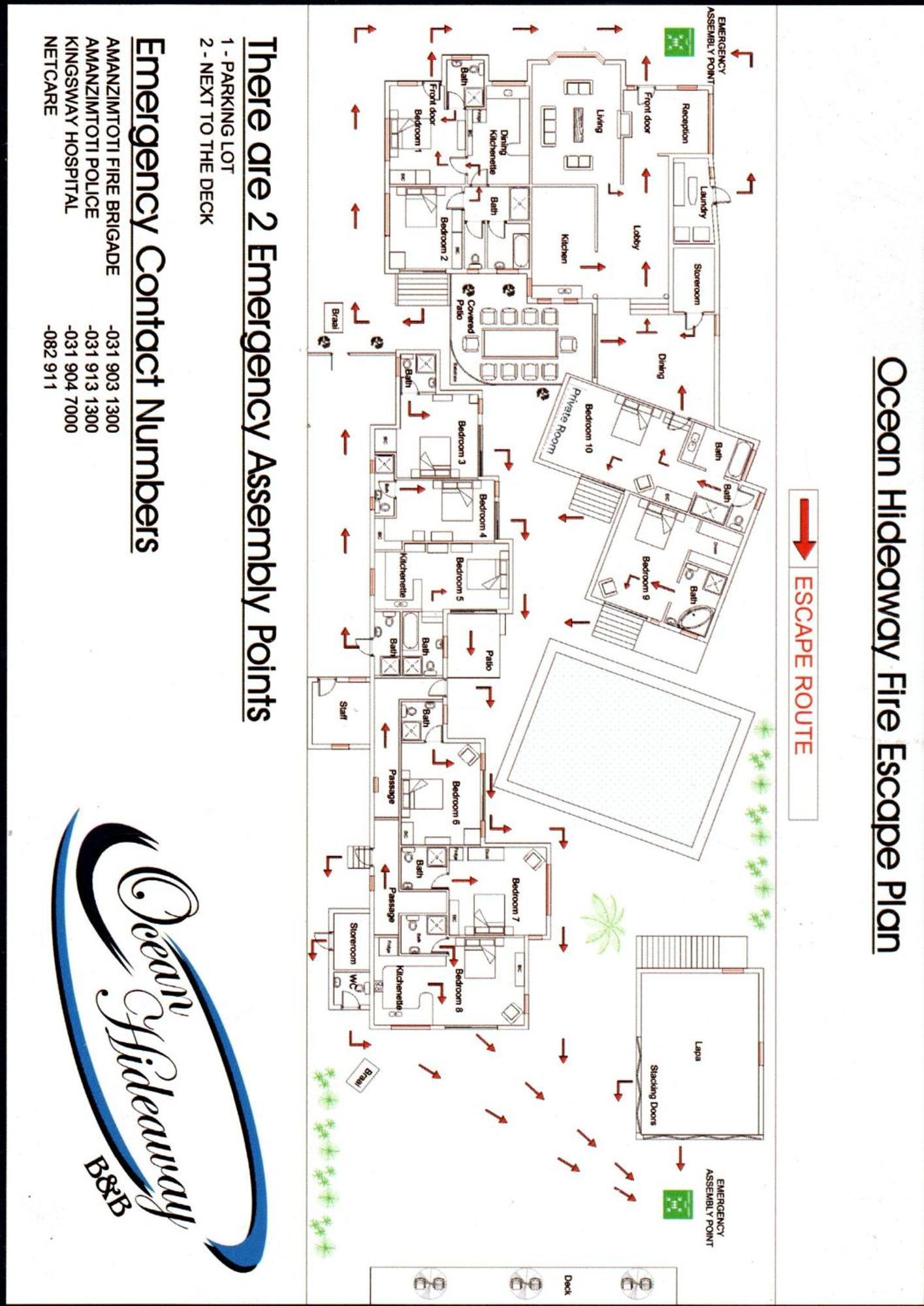 Ocean Hideaway Bed And Breakfast Amanzimtoti Εξωτερικό φωτογραφία